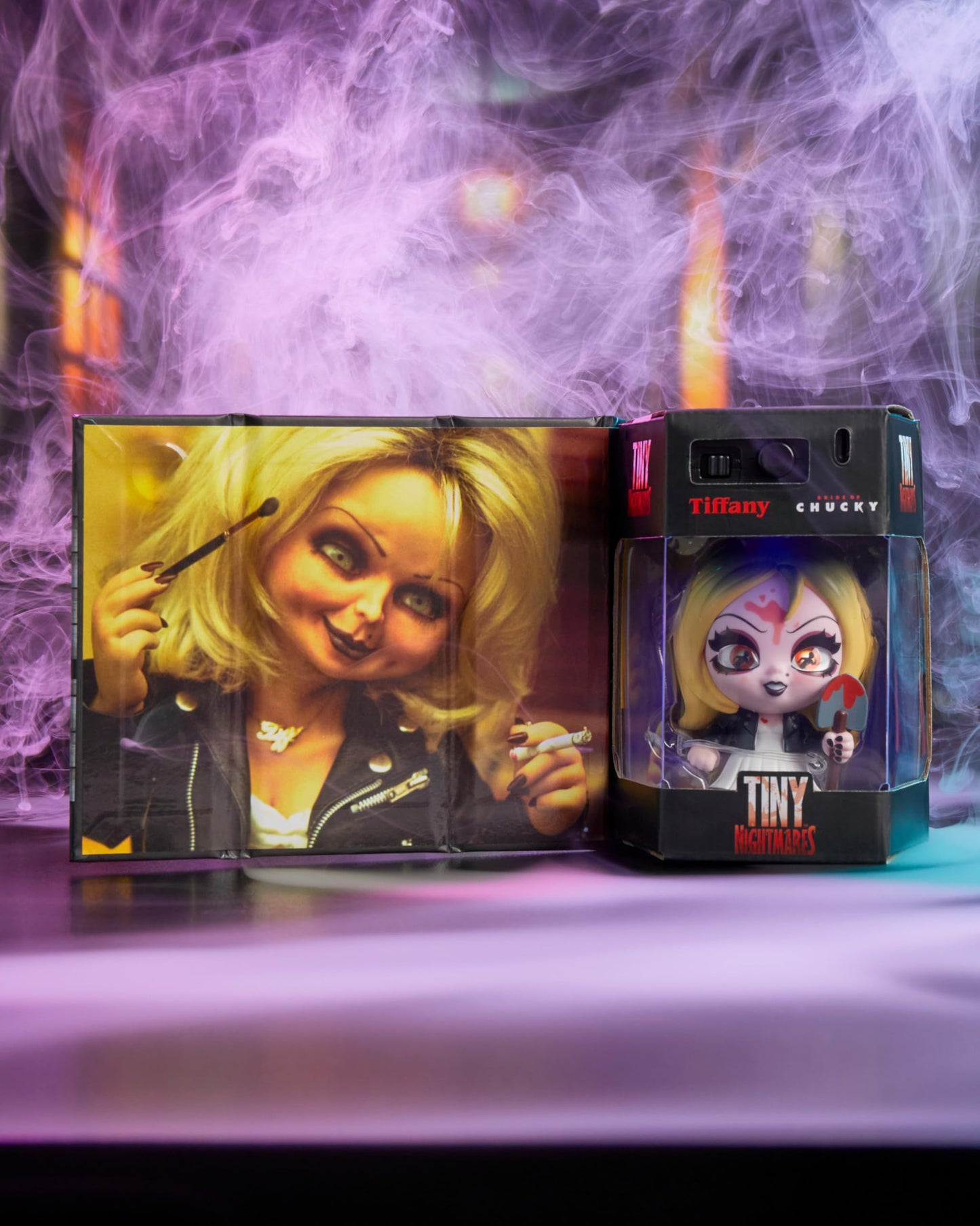 Tiny Nightmares 3-inch Black Light Edition Collectible Tiffany Figure, Amazon Exclusive, Toy for Fans, Teenagers, Adults. Boys, Girls, Ages 14 and Up