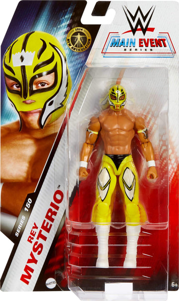 Mattel WWE Action Figure, 6-inch Collectible Rey Mysterio with 10 Articulation Points & Life-Like Look