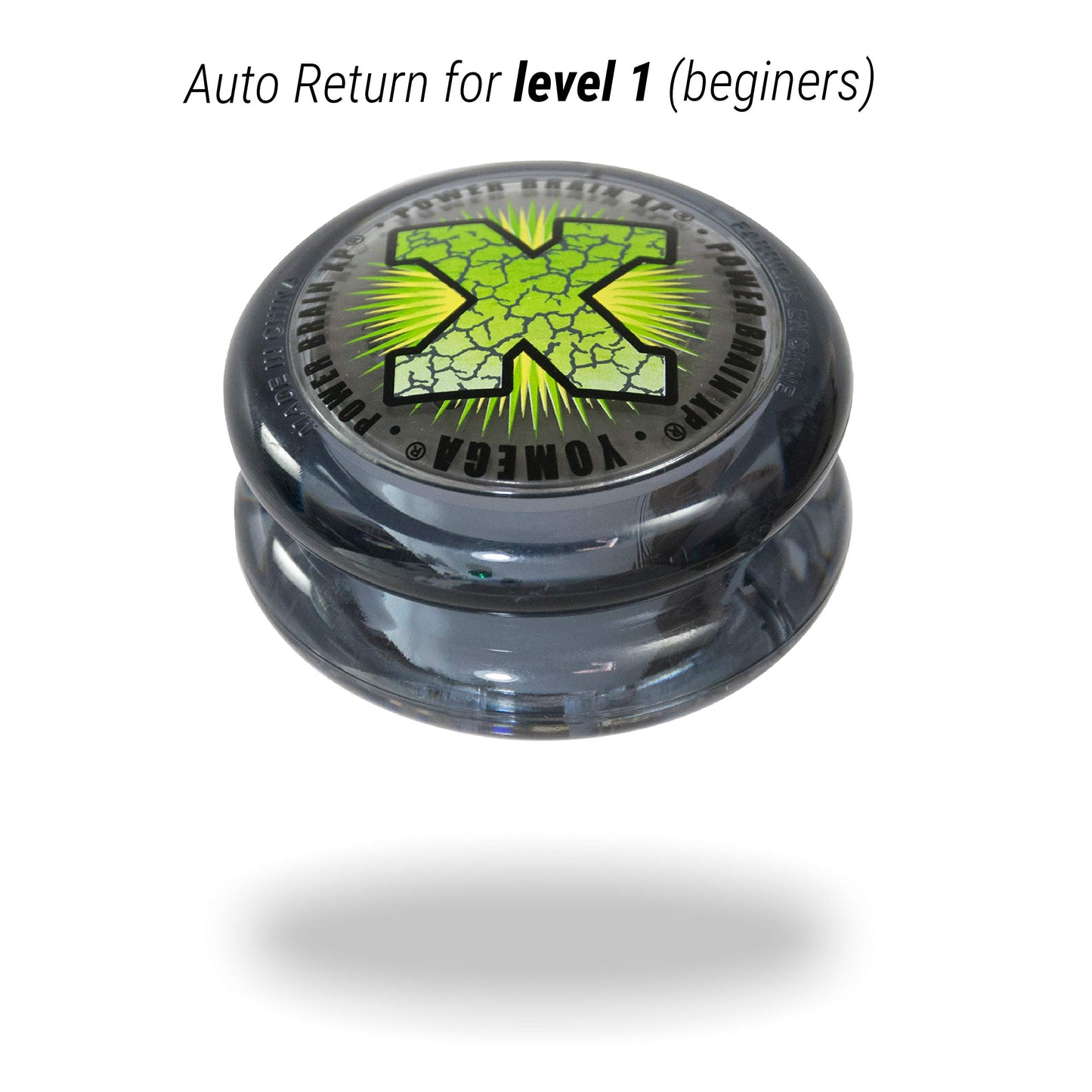 Yomega Power Brain XP yoyo - Professional yoyo with a Smart Switch which enables Players to Choose Between Auto-Return and Manual Styles of Play. +