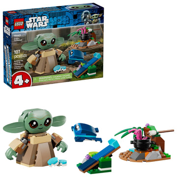 LEGO Star Wars Grogu’s Homestead Building Toy for Boys & Girls - The Mandalorian Pretend Play Set W/Sorgan Frog & Poseable Grogu Figures for Preschool