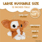 Kids Preferred Gremlins Gizmo Plush Stuffed Animal with Crinkle Sound for Babies, Toddlers, and Kids 12 Inches