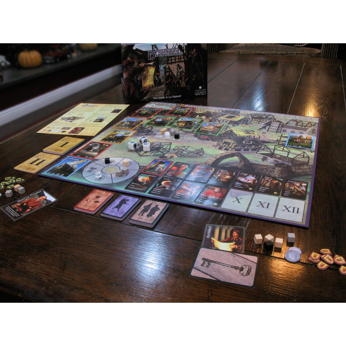 Cobblestone Games Builders of Blankenburg: 2nd Edition Board Game - Worker Placement, Ages 14+, 2-5 Players