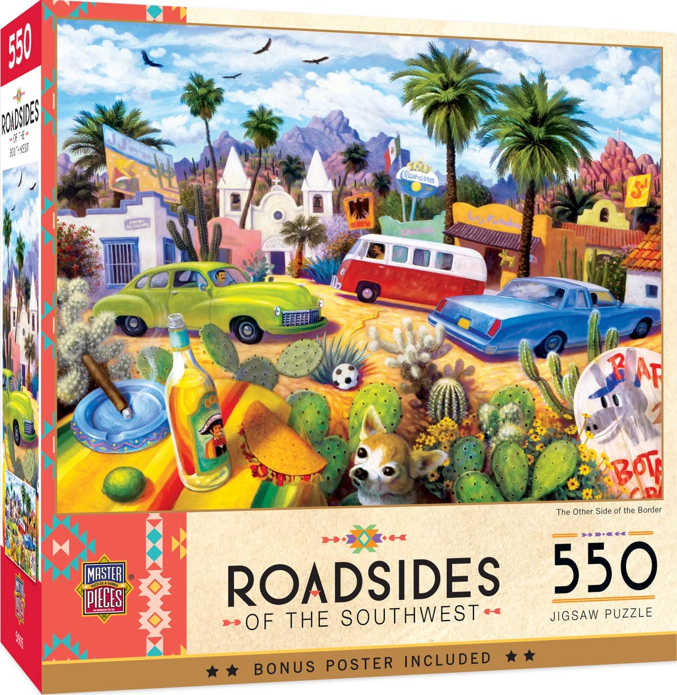 MasterPieces 550 Piece Jigsaw Puzzle for Adults and Family - The Other Side of The Border - 18"x24"