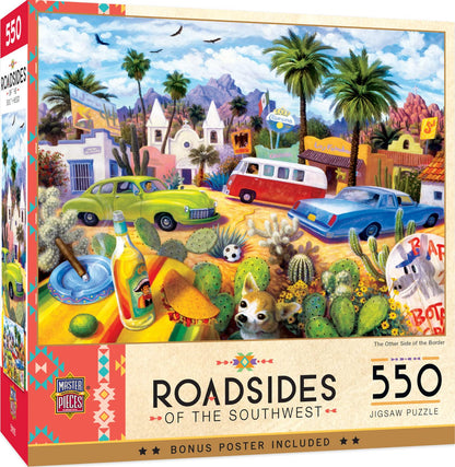 MasterPieces 550 Piece Jigsaw Puzzle for Adults and Family - The Other Side of The Border - 18"x24"