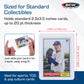 BCW 3x4 Standard Topload Card Holders | 100 Pack | Top Loaders for Cards | Rigid Card Protector | Fits Standard Size Cards Up to 35pt