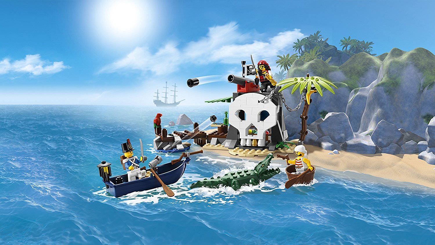 Lego Pirates Treasure Island