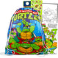 Teenage Mutant Ninja Travel Activity Kit for Kids w Drawstring Bag Bundle