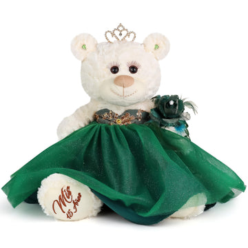KINNEX COLLECTIONS SINCE 1997 Petite Quinceañera Teddy Bear with Dress - Decorative Accent Keepsake for 15 Años, OSO Quinceañera Decorativo