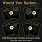 I Choose Death Would-You-Rather Card Game for Adults - Glow-in-the-Dark Tombstone Box - What Would You Rather Do Party Game with 300 Scenario Cards
