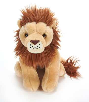 The Petting Zoo Lion Stuffed Animal, Gifts for Kids, Wild Onez Zoo Animals, Lion Plush Toy 12 inches
