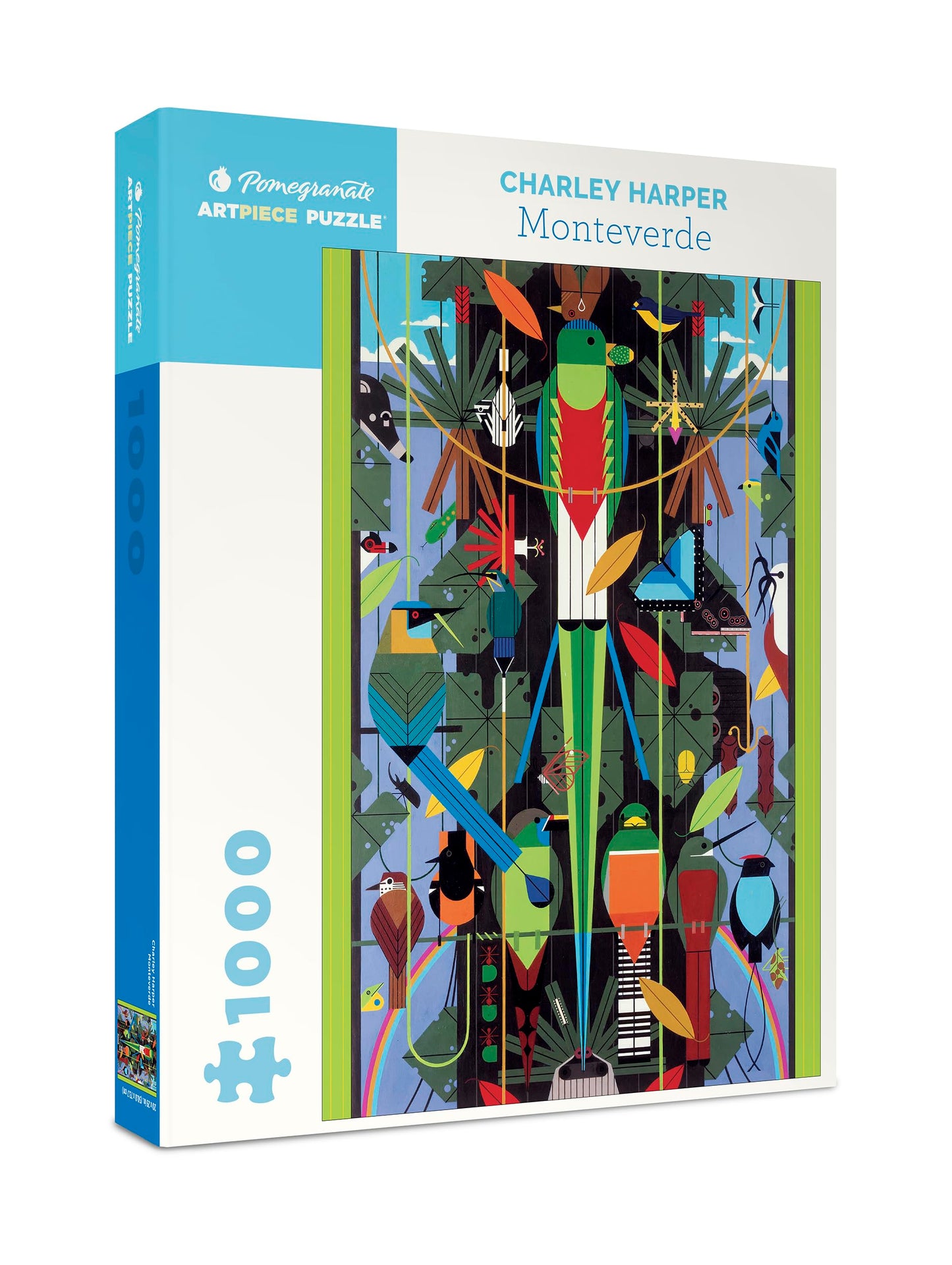 Pomegranate 1000-Piece Puzzle, Charley Harper Monteverde