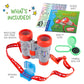 Wow in The World Kids’ Binoculars & Nature Explorer KIT | Look Far, Nature Scavenger Hunt, Specimen Box, Companion Audio Content, Bonus Reusable