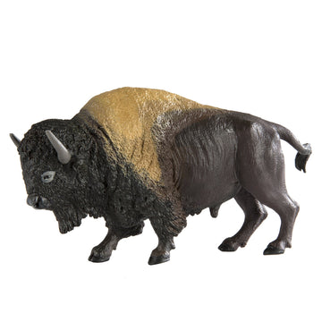 Safari Ltd Wild Safari North American Wildlife - Bison - Realistic Hand Painted Toy Figurine Model - Quality Construction From Safe and BPA Free