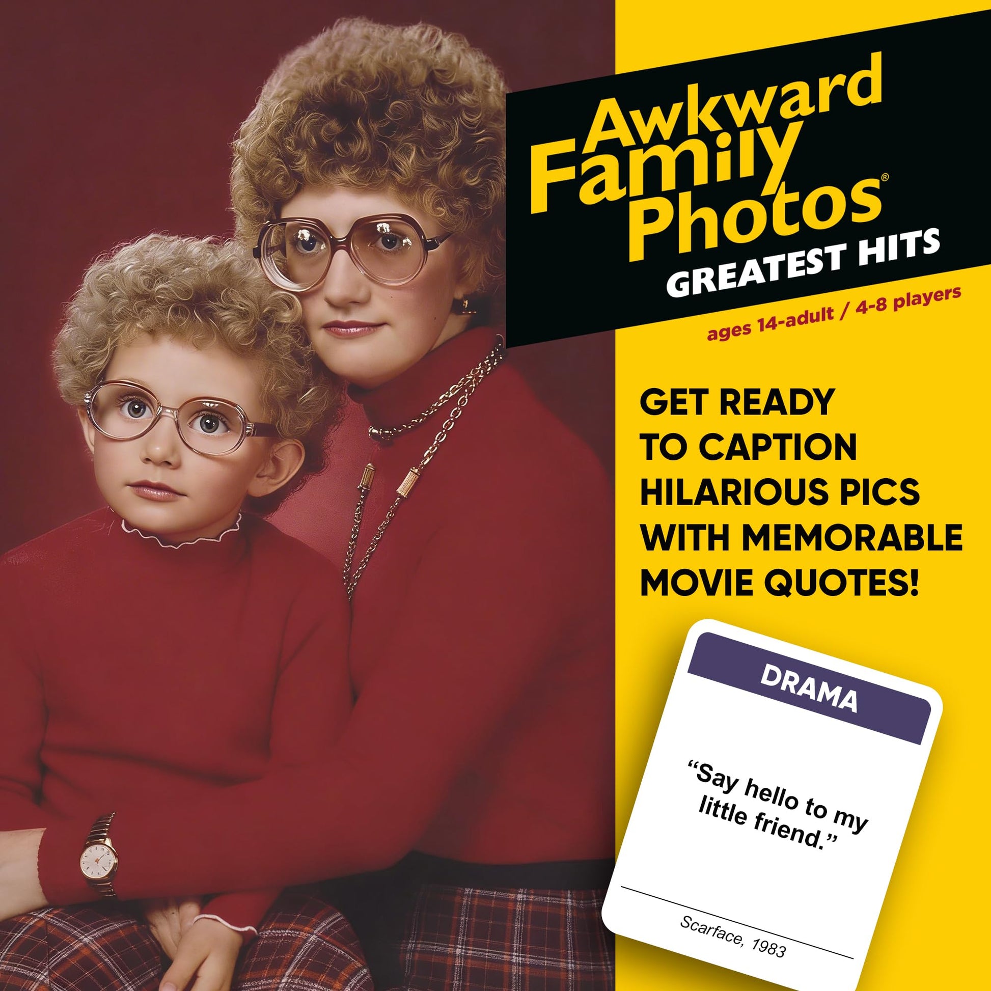 The Awkward Family Photos Movie Line Caption Game - Greatest Hits