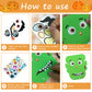 Taocco 34 PCS Halloween Craft Kits for Kids Halloween Foam Pumpkin Craft Kit and Pumpkin Stickers for Kids DIY Craft Party Trick or Treat Party Favors