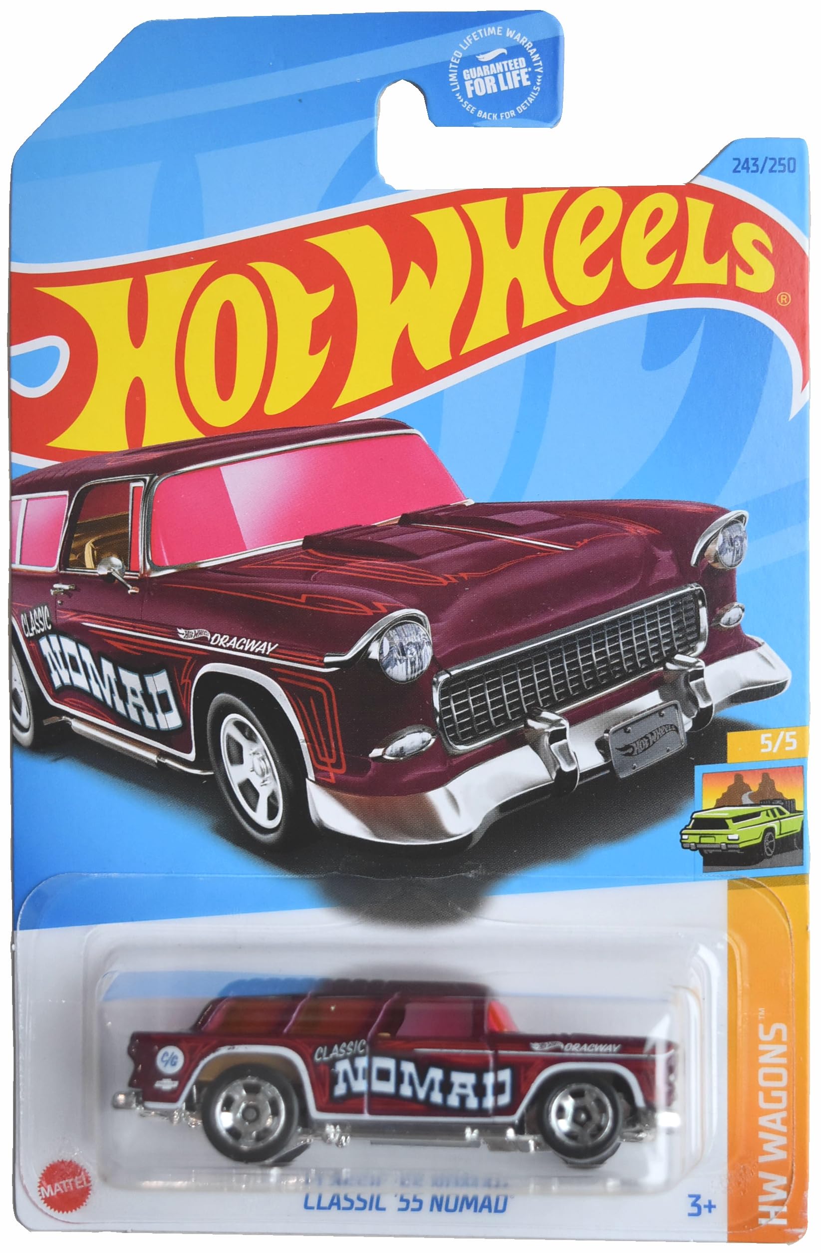 Hot Wheels Classic '55 Nomad, HW Wagons 5/5 [red] 243/250
