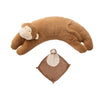 Angel Dear Baby Blankie and Pillow Gift Set, Brown Monkey.