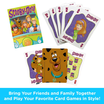 Aquarius Scooby Doo Playing Cards Standard Size - Themed Novelty Deck with 52 Unique Cartoon Designs - Collectible Merchandise Gift for Teens