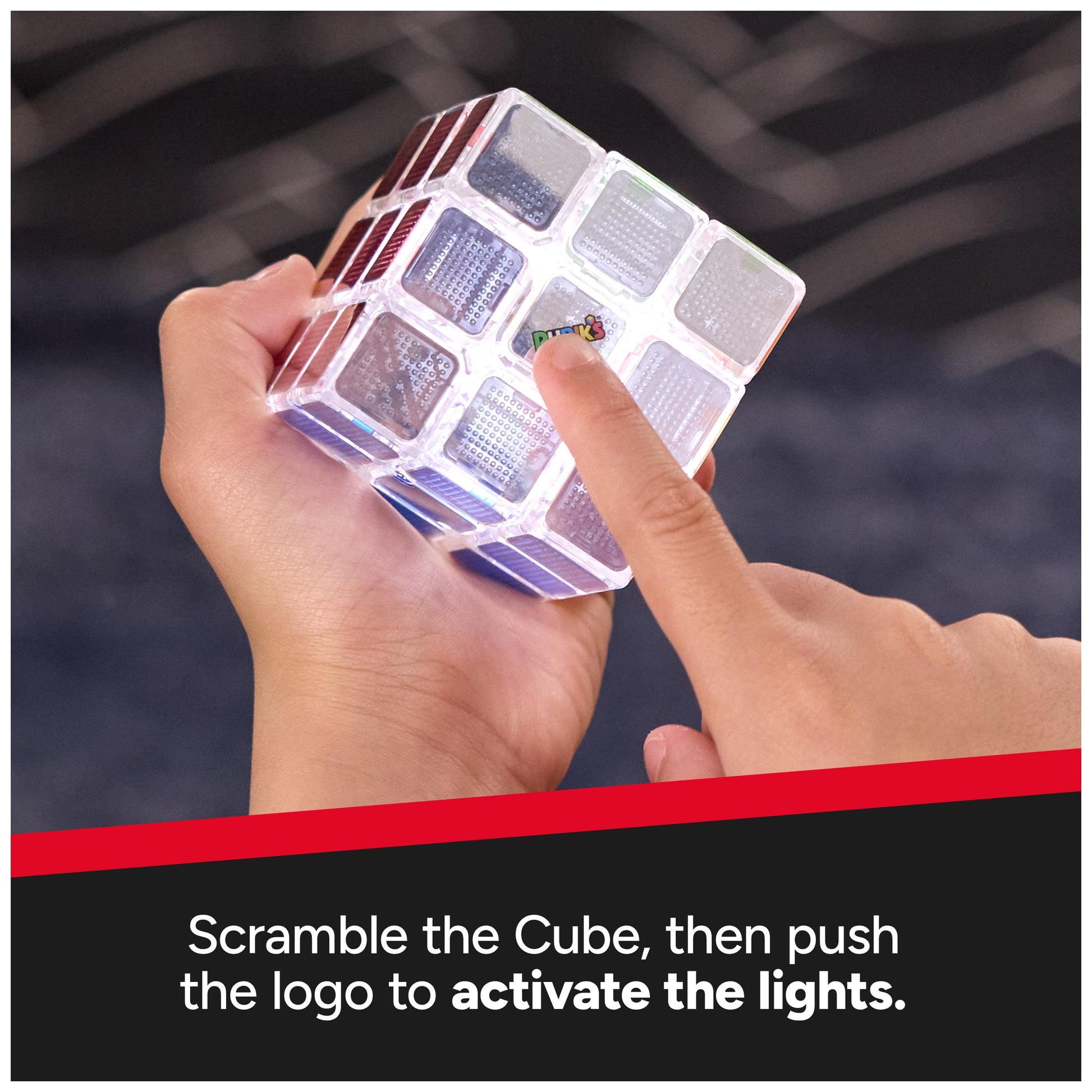 Rubik's Cube Pulse Cube 3x3 Light-Up Electronic Puzzle Brain Teaser