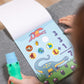 Melissa & Doug Sticker Wow!™ Dinosaur and Tiger Bundle: 2 24-Page Activity Pads, 2 Sticker Stampers, 600 Stickers, Arts and Crafts Fidget Toy