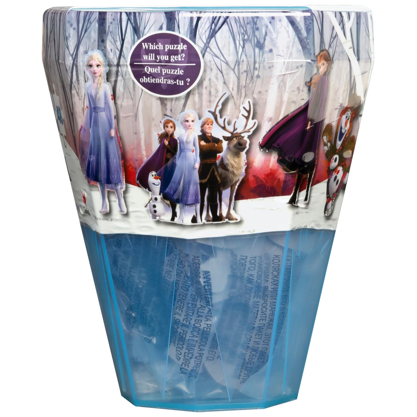 Frozen Games Disney Frozen 2 48-Piece Surprise Puzzle in Plastic Gem-Shaped Storage Case