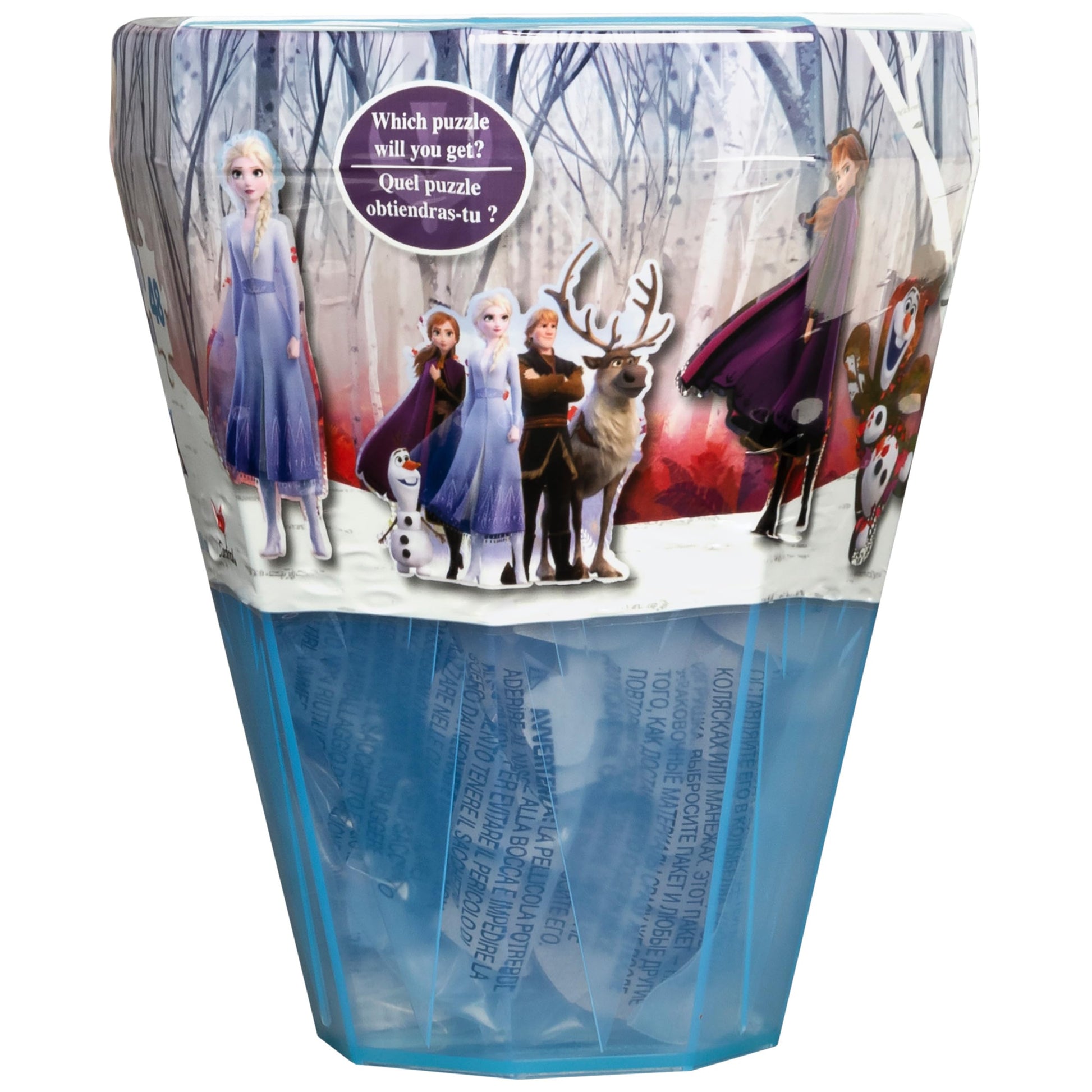 Frozen Games Disney Frozen 2 48-Piece Surprise Puzzle in Plastic Gem-Shaped Storage Case