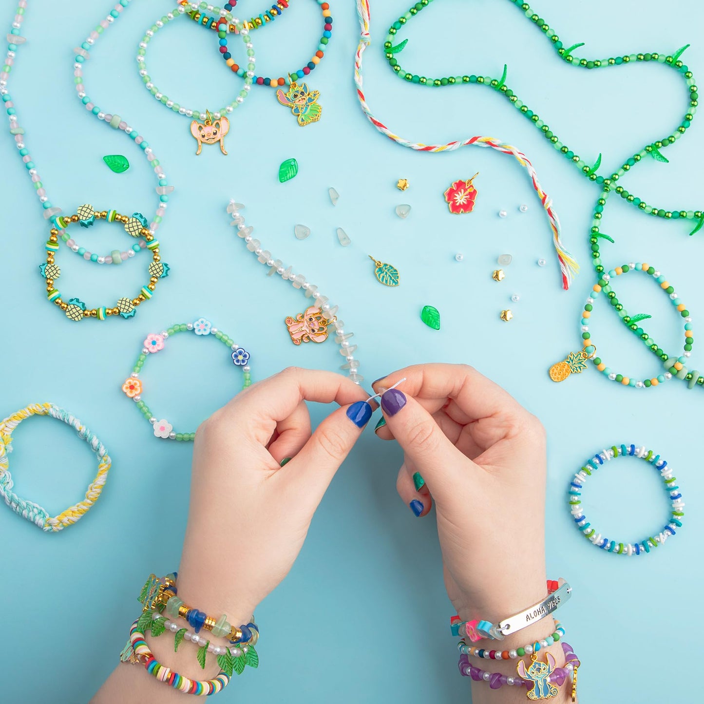 Fashion Angels Disney Stitch Coastal Treasures Jewelry Design Super Set