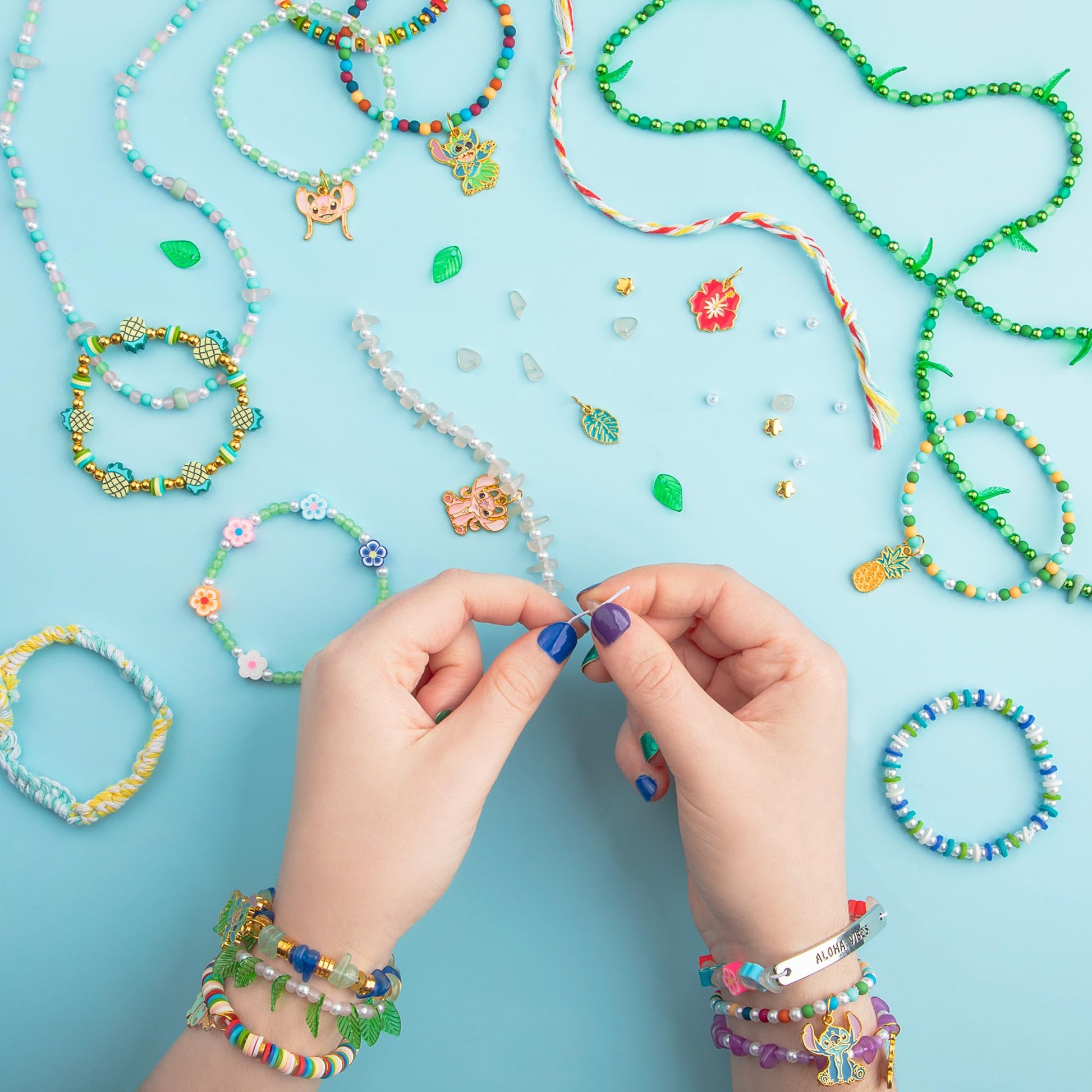Fashion Angels Disney Stitch Coastal Treasures Jewelry Design Super Set