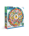 eeBoo: Around The Clock Jigsaw Puzzle, Engaging Way to Teach Time Telling, Provides an Innovative, Educational Experience, Perfect for Ages 3 and up