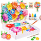Kiditos Magic Flower Craft Kit for Girls, DIY Color Changing Flower Bouquet Craft & Science Kit, Arts & Crafts STEM Toy, Creative Birthday Gift
