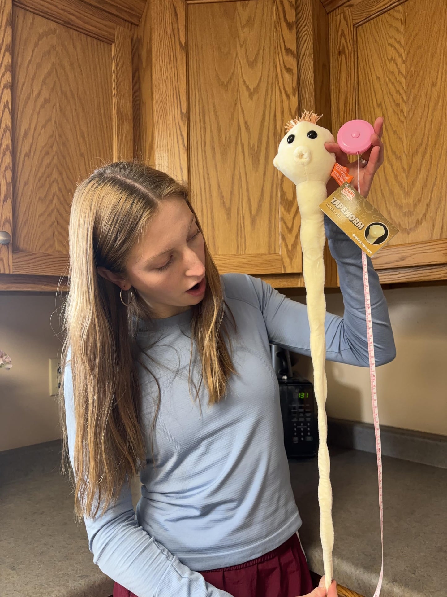 Giant Microbes Tapeworm (Taenia Ovis) Plush