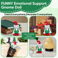 ZRXKSOPP Positive Gnome Crochet, Inspirational Handmade Crochet Gnome Doll Home Table Ornament Decor Present for Easter, Christmas, Valentine's Day