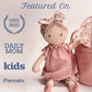 MON AMI My First Doll Poppy, 15-Inch Soft Cuddly Plush Gift for Babies