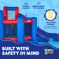 Sunny & Fun Big Time Bounce-A-Round Inflatable Water Slide Park