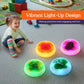 Special Supplies Liquid Gel LED Stepping Stones for Kids - Light-Up Circle Balance Blocks - Promote Coordination, Balance, Strength for Children