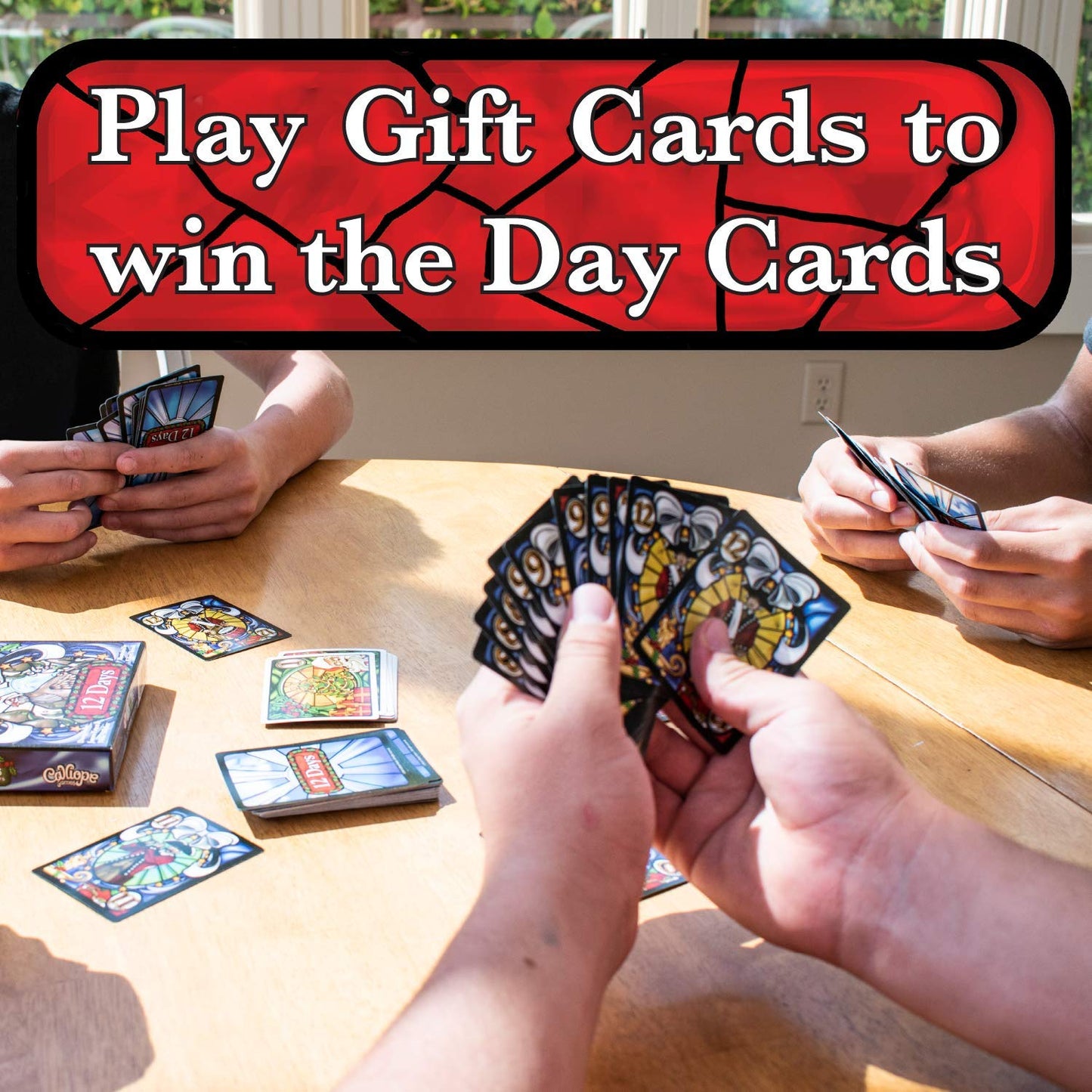 Calliope Games 12 Days of Christmas Kids Games Fun Card Game for Family Kid and Adults Gifts for Stocking Stuffer 3-5 Player