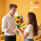 Sawaruita Flowers Sunflower Bouquet Building Set - Botanical Collection Artificial Plant Building Blocks Art Gifts for Adults Women Gilrs