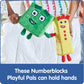 hand2mind Numberblocks Three & Four Playful Pals, Plush Figure Toys, Numbers for Toddlers, Preschool Math Learning Toys, Stuffed Animal Plushies