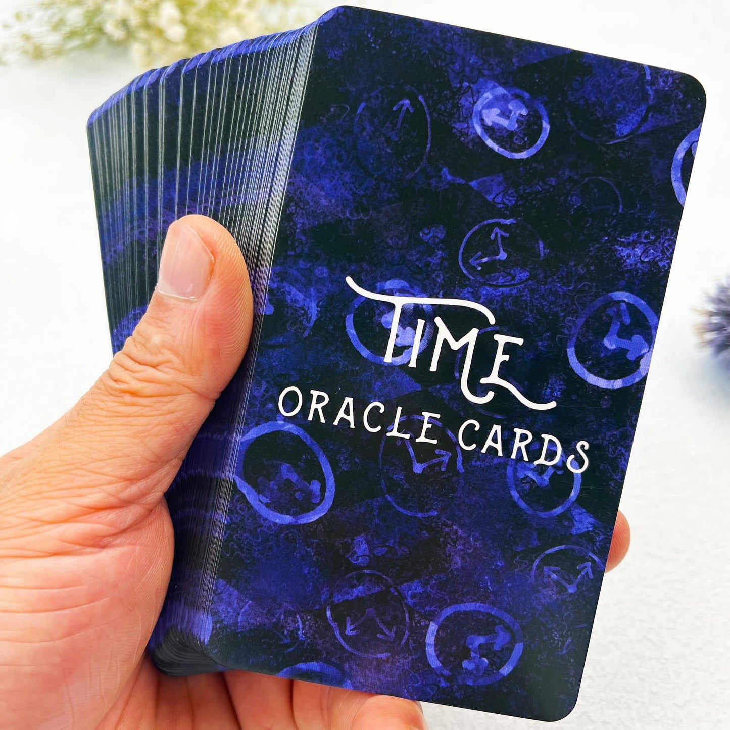 Sacred Time Oracle Deck, Divine Timing Oracle Cards, Oracle Cards for Beginners, Spiritual Guidance for Mindfulness, Journaling, Meditation