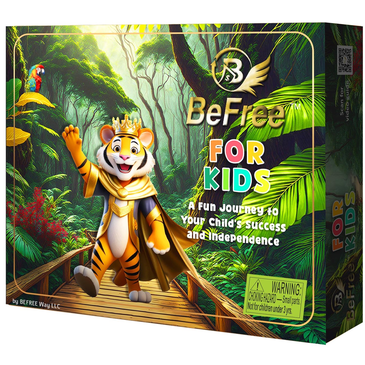 BeFree for KIDS - Fun Money & Financial Literacy Board Game | Teach Kids Smart Money Skills, Investing & Saving | Educational Strategy Game for Ages