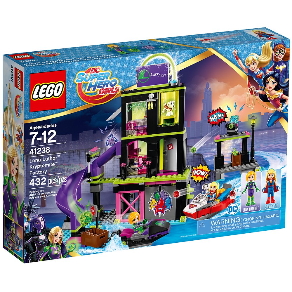 LEGO DC Super Hero Girls Lena Luthor Kryptomite Factory 41238 Building Kit (432 Piece)
