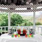 Beistle Flame Resistant Checkered Crepe Streamer, 21/2 by 30-Feet