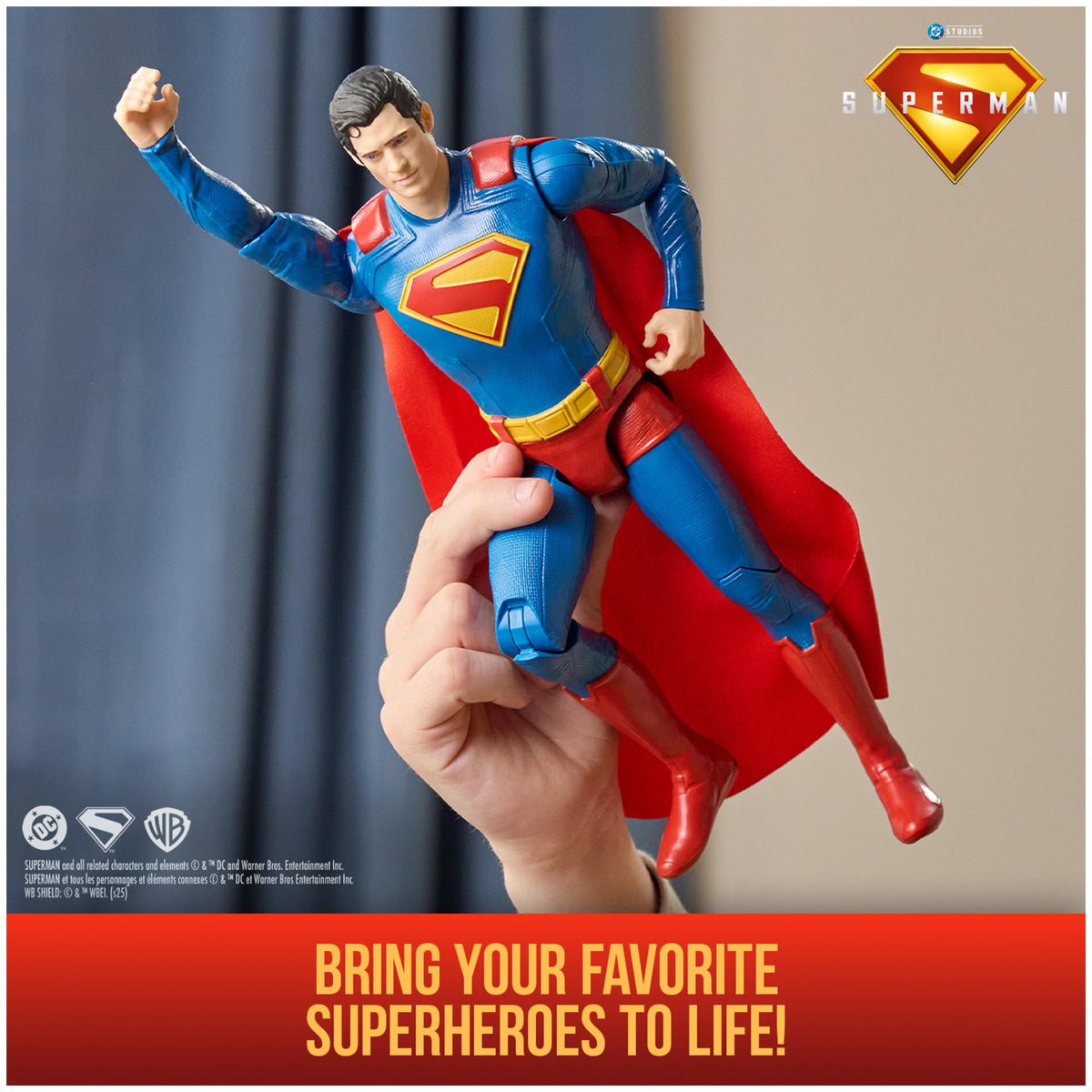 DC Comics Superman Action Figure, 12-Inch