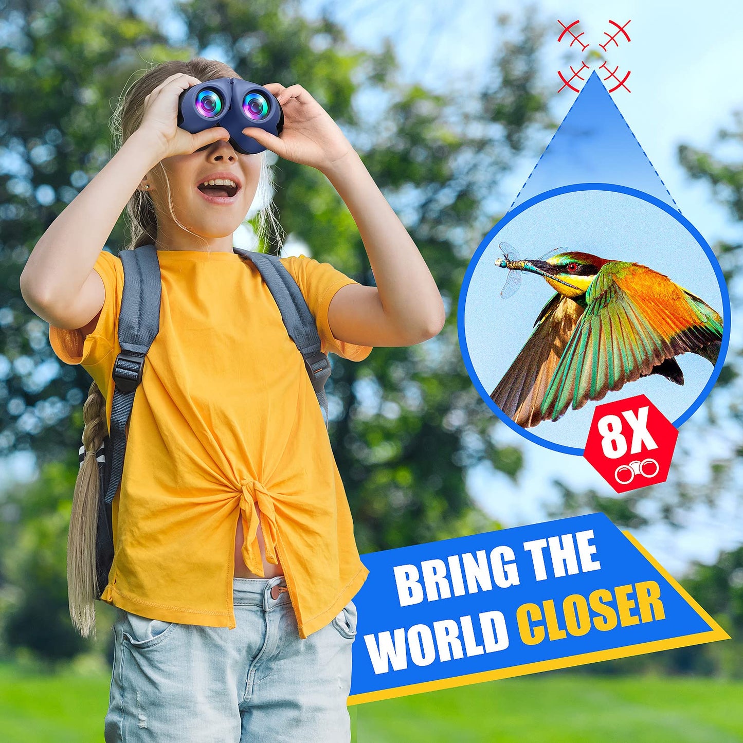 Boys Toys for Age 3-6, Binoculars for Kids New Popular Outdoor Easter Toys for 4-6 Year Old Boy Gifts for 3+ Years Old Boys Gift Toy for Kid Boy
