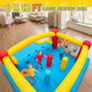 Whubefy Inflatable Bounce House for Big Kids 8-12, 13.4x13.4Ft Bouncy House Indoor/Outdoor, Jumping Castle with Blower for Kids, Space Theme Bounce