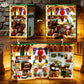 GHQYTPR Magic ACademy Book Nook Building Block Set 989 PCS Enchanted Potion Booknook Model Kit for Adults Teens Magic Spellbook Bookend Decor Display