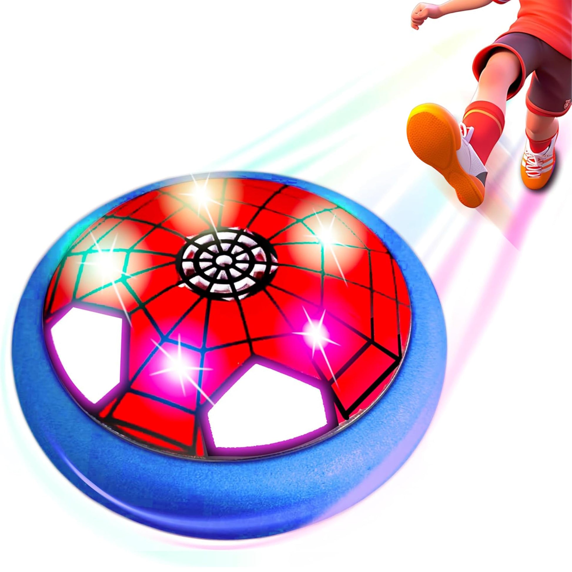 Soccer Toys for Boys 4-6 Hover Soccer Ball Indoor Gifts for Boys Kids Toys Birthday Gifts for 4 5 6 7 8 9 10 Year Old Boy Air Floating Soccer Toy