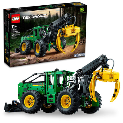 LEGO Technic John Deere 948L-II Skidder 42157 Advanced Tractor Toy Building Kit for Kids Ages 11 and Up, Gift for Kids Who Love Engineering and