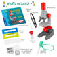 Wow in The World Kids’ Microscope & Biology Kit, Up to 720x Magnification, LED Illumination, Prepared & Blank Slides, Companion Audio Content