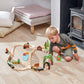Tender Leaf Toys - Forest Tunnels - Stacking Train Set Accessories - Toy Stacker, Blocks - Open-Ended Toy Set for Inspires Creative and Imaginative